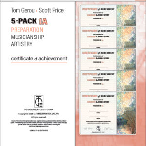 Insights & Piano Study, 5-Pack 1A (Certificates) Insights & Piano Study, 5-Pack 1A (Certificates)